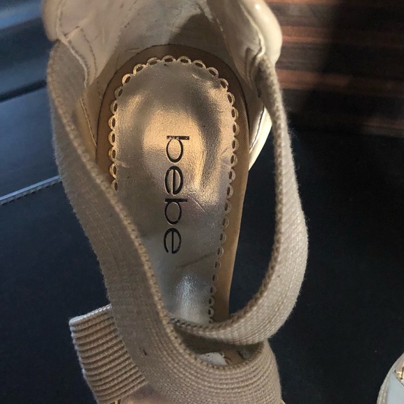 Beige BEBE heels! - Picture 4 of 4